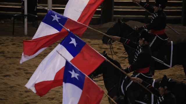 Impecable Presentacion Del Cuadro Negro Del Ejercito De Chile En