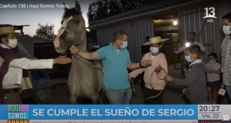 La solidaridad huasa cumplió el sueño de un niño de tener un caballo propio