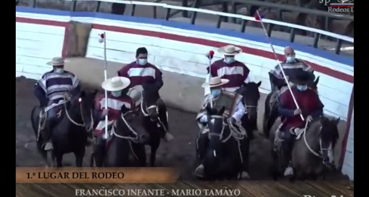 Infante y Tamayo fueron los vencedores en el retorno del Rodeo en el Club El Monte