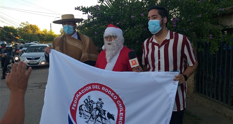 La solidaridad huasa se desplegó en tono navideño en Rancagua