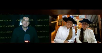 Catalina Olguín y Camila Espinoza nos acompañaron en CaballoyRodeo en Vivo