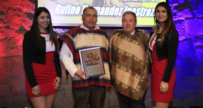 Rufino Hernández, mejor jinete profesional de Talca: 