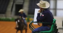 Equipo chileno probó la pista central del Tryon International Equestrian Center