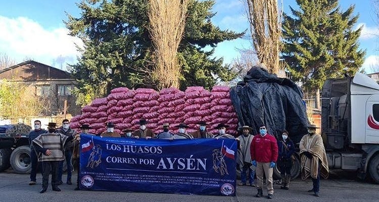 Asociación Aysén donó 12,5 toneladas de papas para las familias más afectadas de la Región