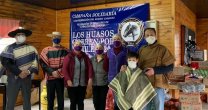 Huasos de Talca realizaron una primera entrega de ayuda solidaria