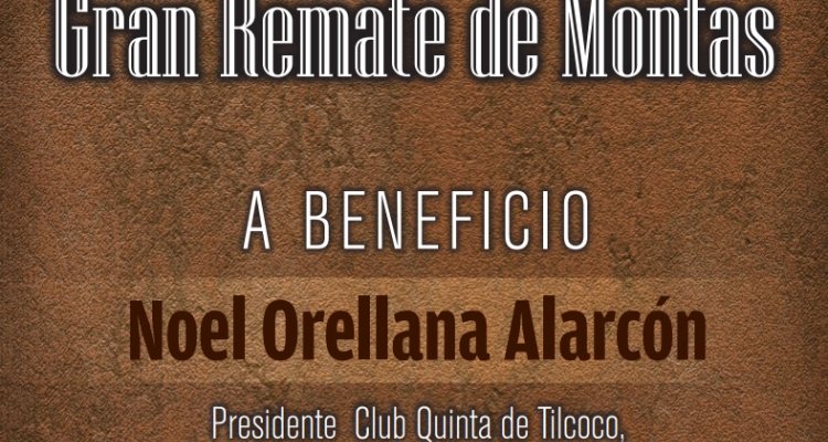 Continúa firme el Remate de Montas y la campaña solidaria en beneficio de Noel Orellana