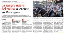 La prensa resaltó el título de Tamayo y Pino: La sangre nueva del rodeo se corona en Rancagua