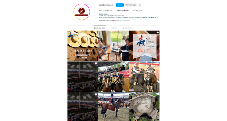 CaballoyRodeo superó los 50 mil seguidores en Instagram