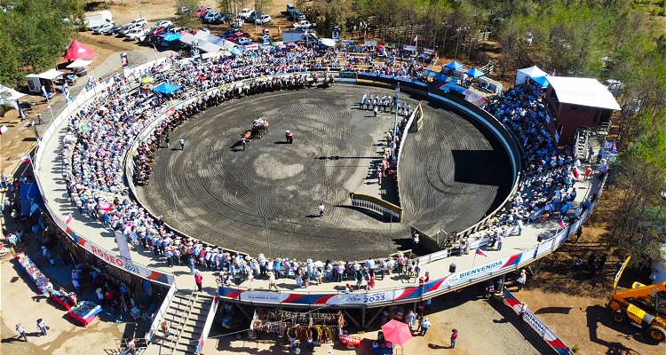 Cautín armó un atractivo rodeo en la Medialuna de Villarrica