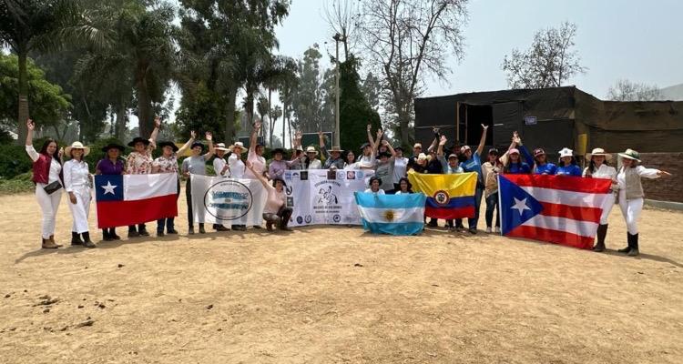 Escuadra Ecuestre Mujeres de Río Grande participa en el Mundial del Caballo Peruano de Paso