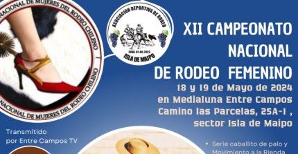 Con atractivos premios siguen los preparativos para el XII Campeonato Nacional de Rodeo Femenino