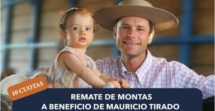 Remate de Montas a Beneficio de Mauricio Tirado contará con potros de excelente calidad