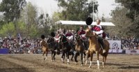 La Escuadra Palmas de Peñaflor tuvo su ensayo general en el Parque Padre Hurtado