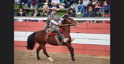 "Nano" Meza terminó con mucha satisfacción su paso por la Semana de la Chilenidad