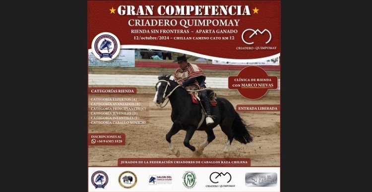 Se acerca gran evento en Quimpomay con Rienda Sin Fronteras, clínica y Aparta de Ganado