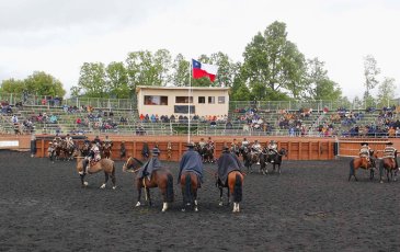 Club Los Lagos tiene su rodeo en la Medialuna "Adolfo Melo" de Paillaco