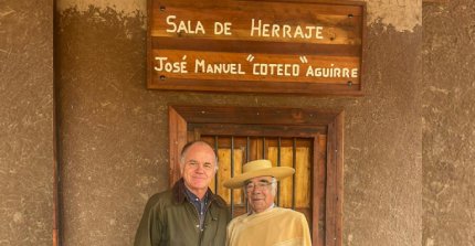 SNA inauguró Sala de Herraje "Coteco" Aguirre en la Escuela Agrícola de Duao