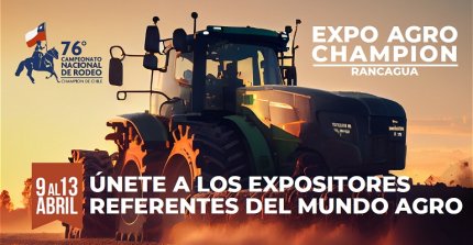 Expo Agro Champion 2025: Un evento para el sector agrícola en Racagua