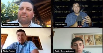 Matías Muñoz, Andrés Avendaño y Rubén Reyes conversaron con CaballoyRodeo en Vivo