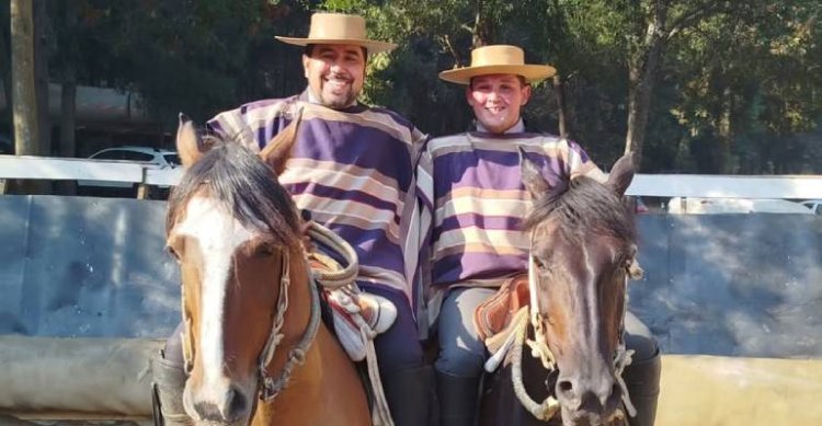 Claudio Valdebenito y Jean Carlos Schnake completaron en último rodeo de Malleco