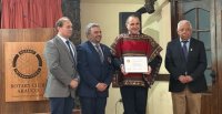 Rotary Club de Arauco homenajeó como socio honorario a Roberto Standen