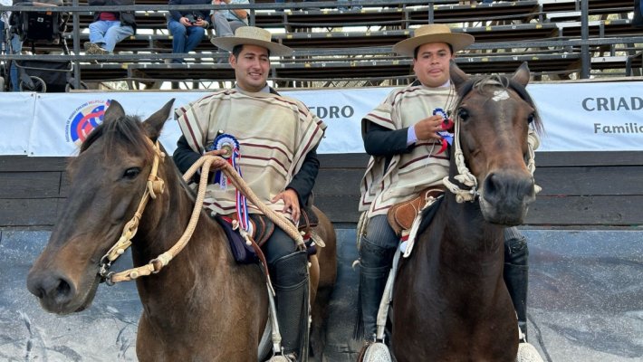 Alfredo Díaz y Carlos Beiza cumplieron con creces en la Serie Yeguas y clasificaron a Rancagua