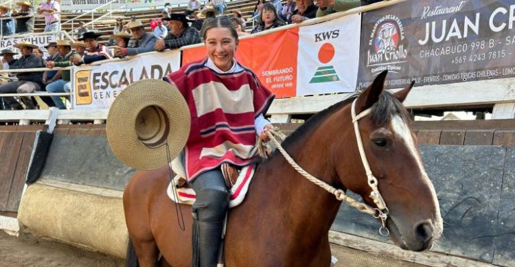 Josefa Vera, clasificó a Rancagua en la Rienda: 