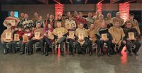 Aguanegra tuvo cena de premiación en un ambiente de camaradería