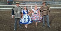 El festejo de Undurraga y Vilchez en el Provincial del Club Ñuñoa