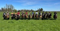 Amazonas de la Tradición y delegación brasileña visitó el Criadero Palmas de Peñaflor