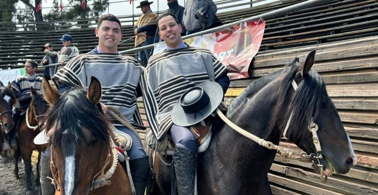 San Martín y Díaz no bajaron los brazos y premiaron al Criadero On Rica del Porvenir en Curicó