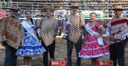 Andrés Rojas y Patricio Vidal se hicieron gigantes en el Clasificatorio Escolar Centro Sur