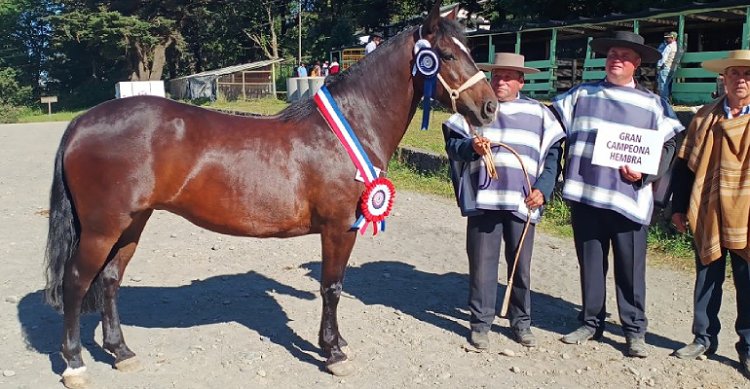 Fernando Ritter celebró a su primera Gran Campeona Hembra