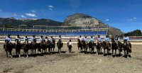 Escuadra Ecuestre Riendas de la Patagonia tuvo su primera actividad a caballo en Coyhaique