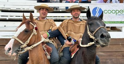 García y Lobel golpearon en la Serie Yeguas y aseguraron su segunda collera en Rancagua