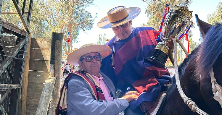 Pablo Barra y título en la Rienda de San Clemente: 