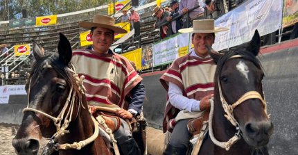Pino y Durán llevaron a Risco Liso al Campeonato Nacional de Rodeo
