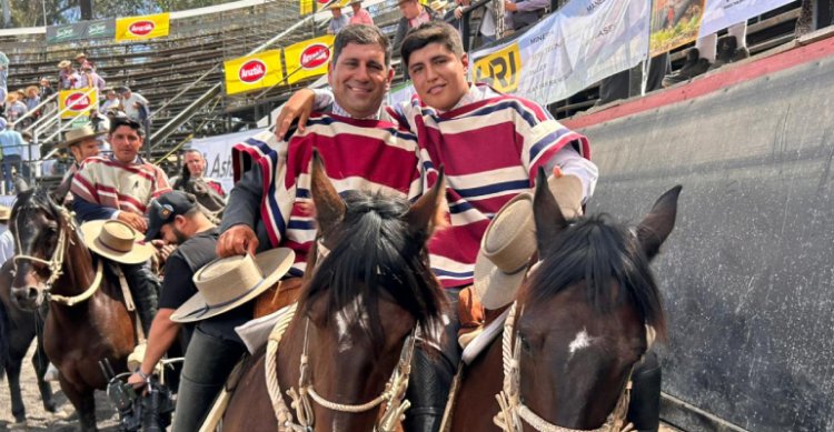 Emiliano Zamora, Jinete Más Joven del Champion de Chile: