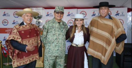 Agregados militares en Chile disfrutaron del Campeonato Nacional de Rodeo