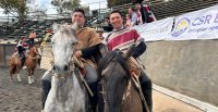 Los sureños Aguilar y Soto fueron segundos en la Serie Caballos: "Es un premio muy bonito"