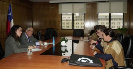 Federación de Criadores se reunió con el ministro Jaime Campos en la Sala "Bernardo O'Higgins" del Minagri